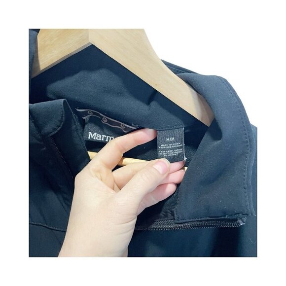 Marmot M3 Jacket Mens M Black Stretch Softshell Outdoors Casual Sonoma Cutrer Lo - Picture 7 of 7